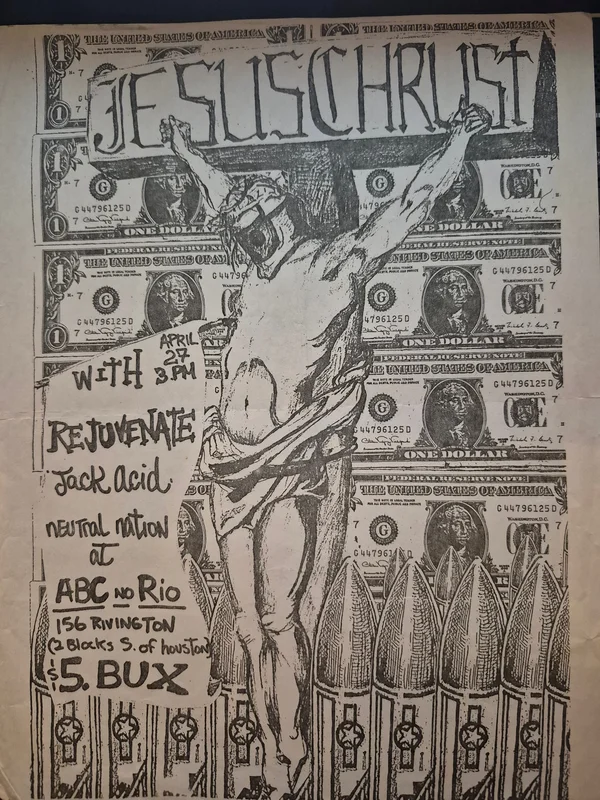 PUNK FLYER - (11 x 8.5) Jesus Chrust
