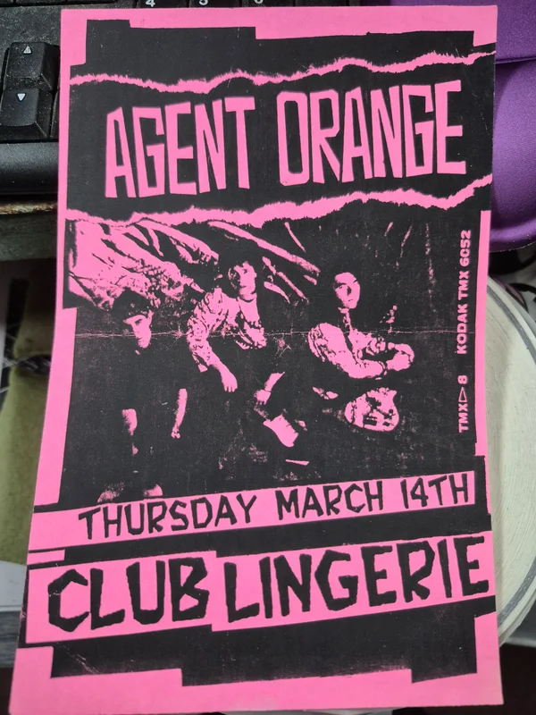 PUNK FLYER - (5.5 x 8.5) AGENT ORANGE