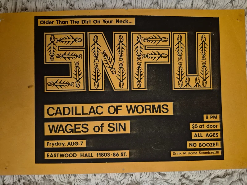 PUNK FLYER - (5.5 x 8.5) SNFU