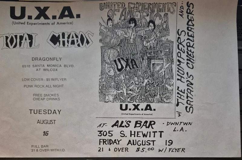  PUNK FLYER - (5.5 x 8.5) Total Chaos UXA