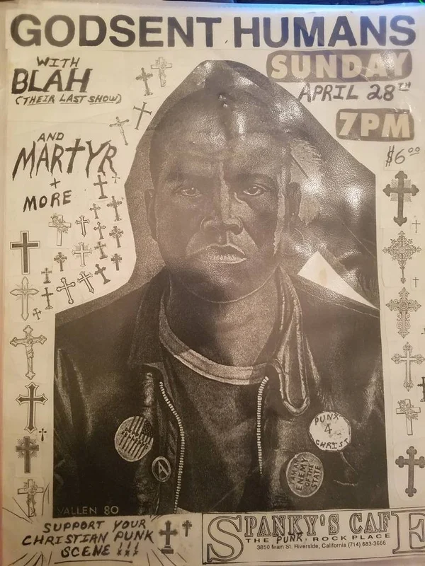 $10 PUNK FLYER - GODSENT HUMANS MARTYR