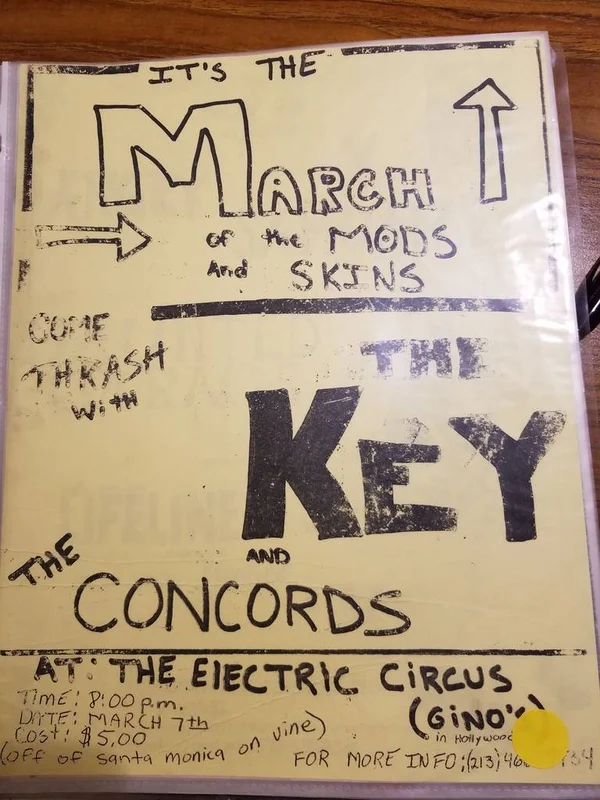 $10 PUNK FLYER - KEY CONCORDS