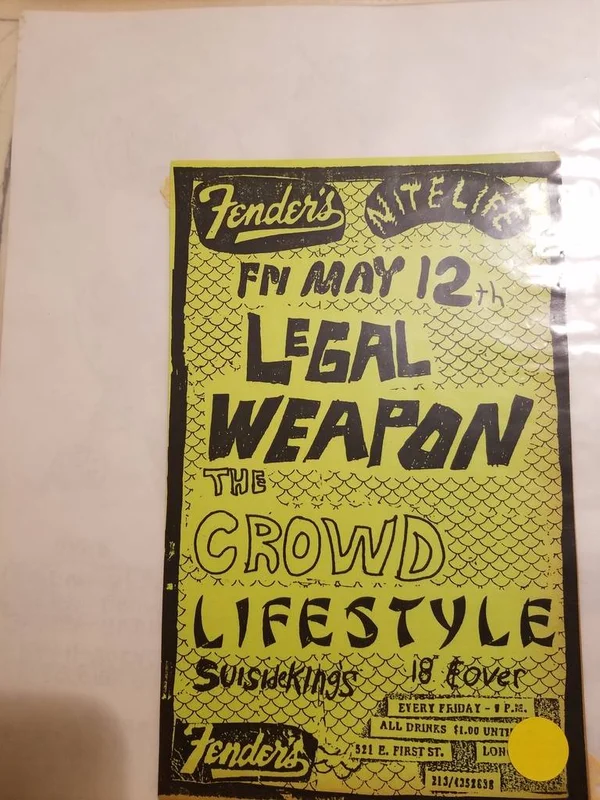 PUNK FLYER - LEGAL WEAPON CROWD LIFESTYLE