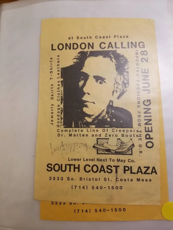 PUNK FLYER - LONDON CALLING