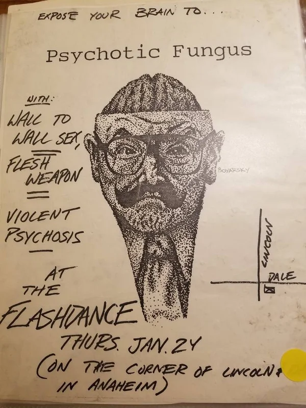 $10 PUNK FLYER - PSYCHOTIC FUNGUS