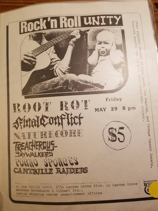 PUNK FLYER - ROOT ROT FINAL CONFLICT