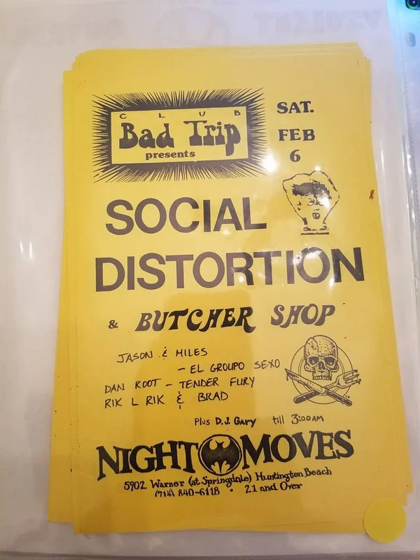 PUNK FLYER - SOCIAL DISTORTION