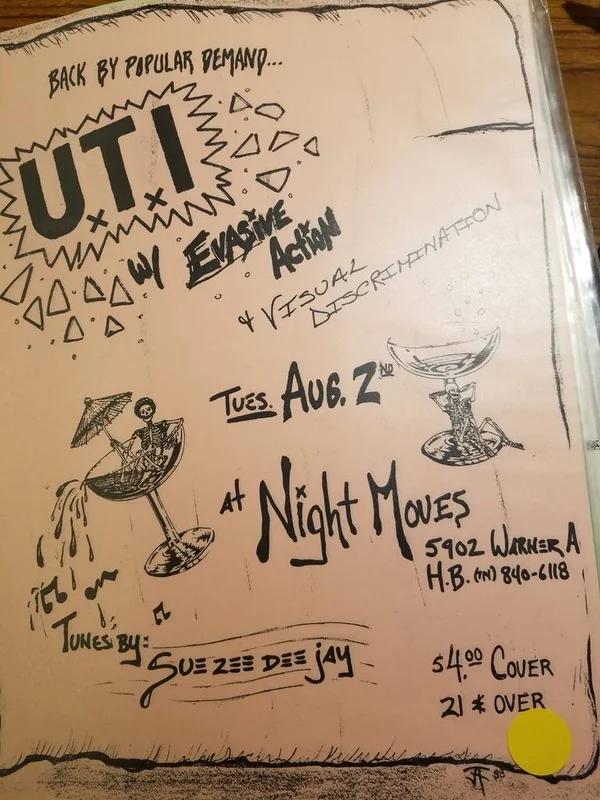 $10 PUNK FLYER - UTI EVASIVE ACTION