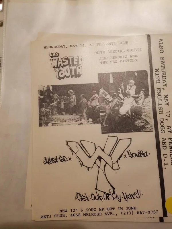 $10 PUNK FLYER - WASTED YOUTH