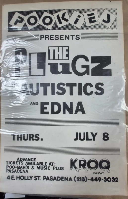 0 PUNK FLYER (11 x 17) PLUGZ AUTISTICS