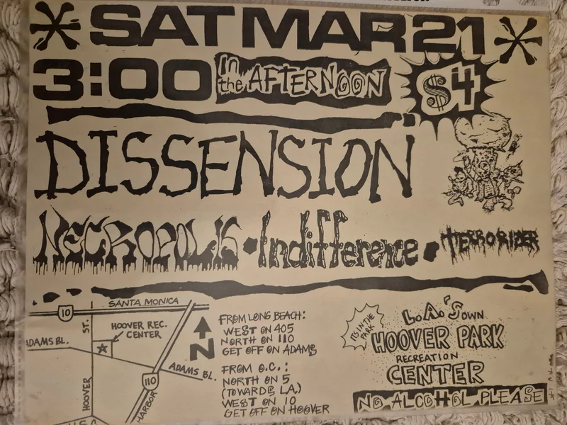$15 PUNK FLYER - (11x8.5) Dissenssion Terrorizer