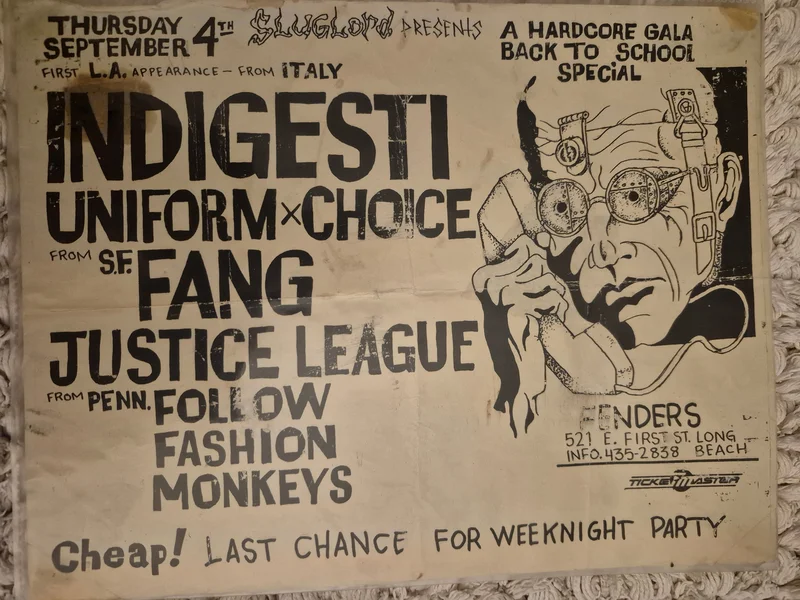 $15 PUNK FLYER - (11x8.5) Indigesti Fang Uniform Choice