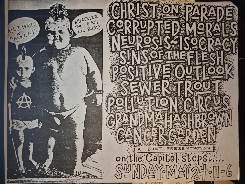 $15 PUNK FLYER - (11x8.5) Neurosis