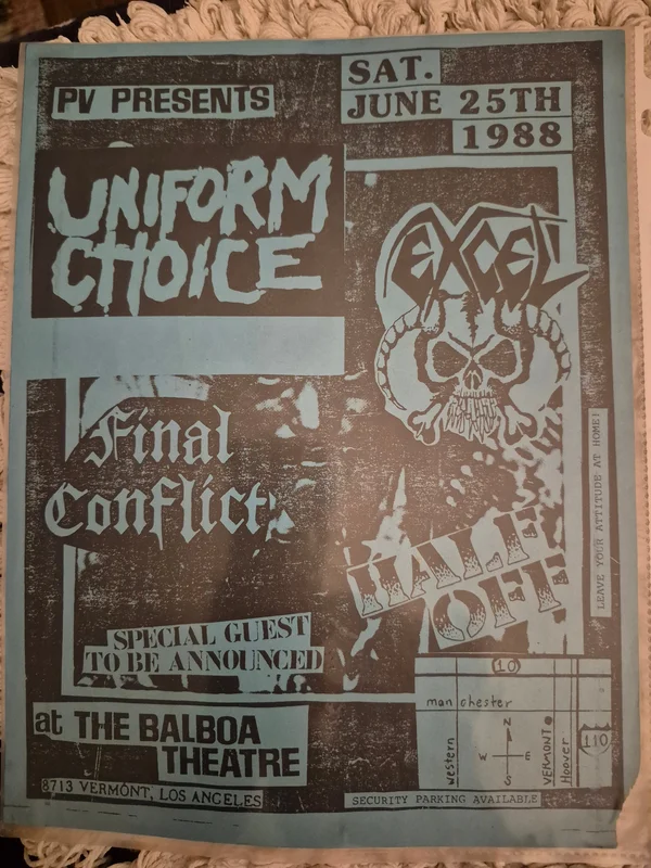 PUNK FLYER - (11x8.5) Uniform Choice Excel Final Conflict