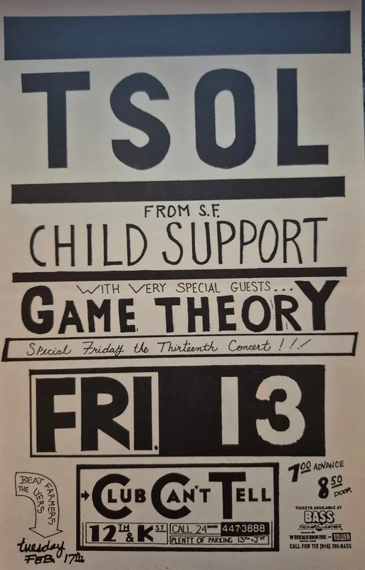 $15 PUNK FLYER - (5.5x8.5) TSOL