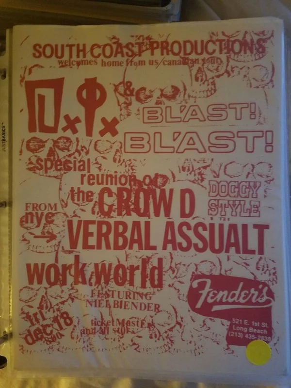 $15 PUNK FLYER DI BL'AST VERBAL ASSAULT