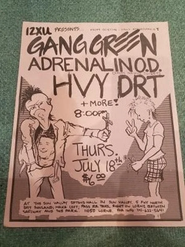 $15 PUNK FLYER GANG GREEN AOD HVY DRT