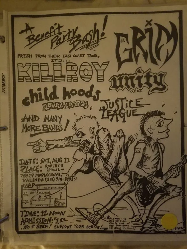 $15 PUNK FLYER GRIM KILLROY UNITY