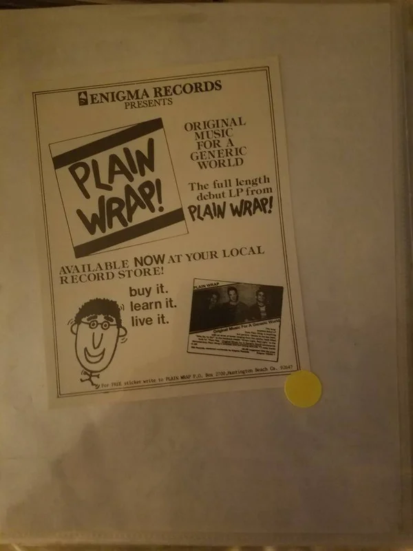 $15 PUNK FLYER PLAIN WRAP