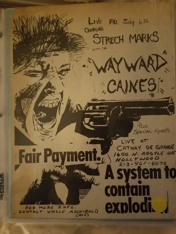 $15 PUNK FLYER STRETCH MARKS WAYWARD CANES