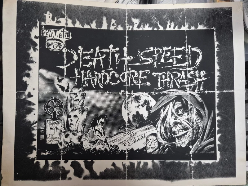 $20 PUNK FLYER - (8.5 X 11) PRIVATE EYE ADVERT