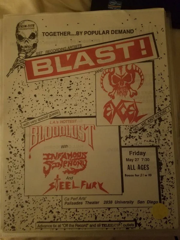 $20 PUNK FLYER - BL'AST EXCEL
