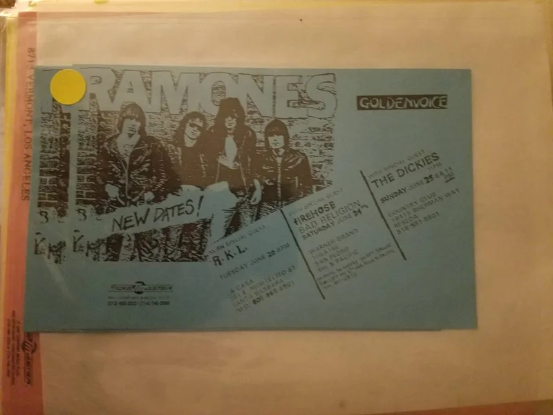 $20 PUNK FLYER - RAMONES