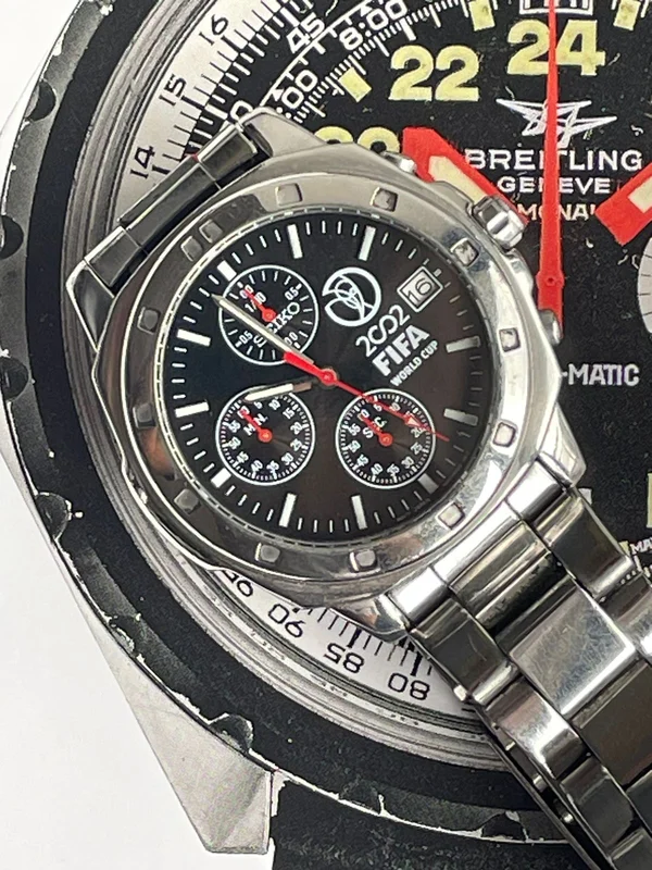 2000s Seiko Chronograph 2002 FIFA Special Edition (Quartz)