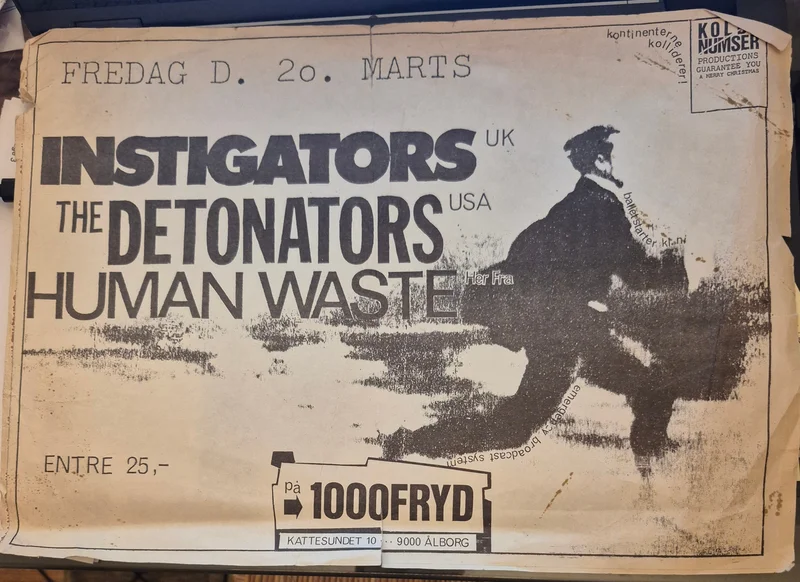 $30 PUNK FLYER - (17x11) Instigators Detonators