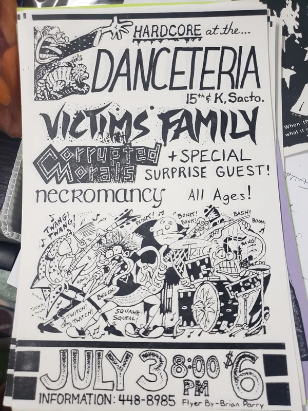 $5 PUNK FLYER -  Corrupted morals (5.5x8.5)
