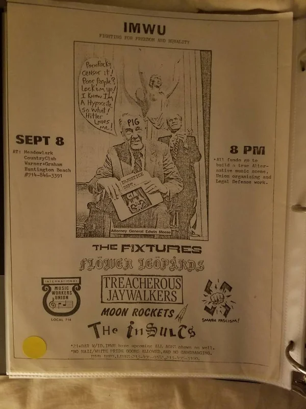 $5 PUNK FLYER - FIXTURED