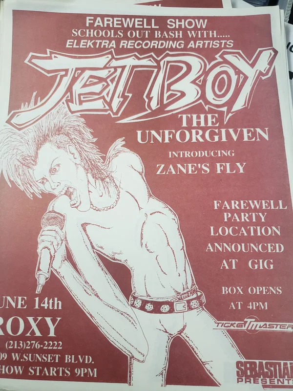 $5 PUNK FLYER -  Jetboy (8.5X11)