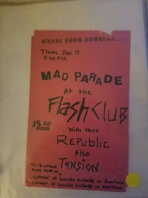 $5 PUNK FLYER - MAD PARADE