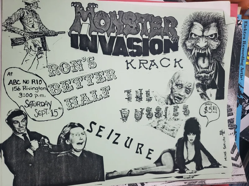$5 PUNK FLYER -  Monster Invasion (8.5X11)
