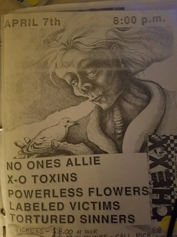 $5 PUNK FLYER - NO ONES ALLIE