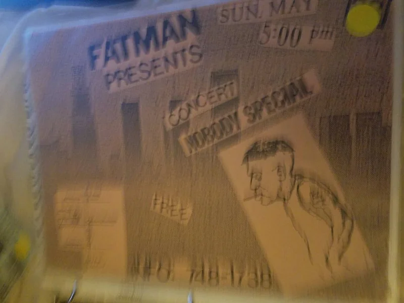 $5 PUNK FLYER - NOBODY SPECIAL