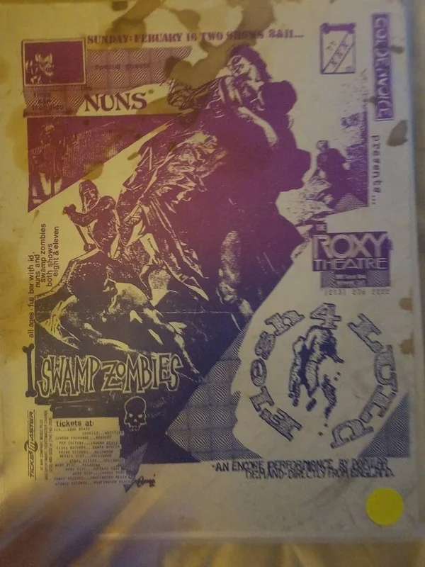 $5 PUNK FLYER - NUNS SWAMP ZOMBIES
