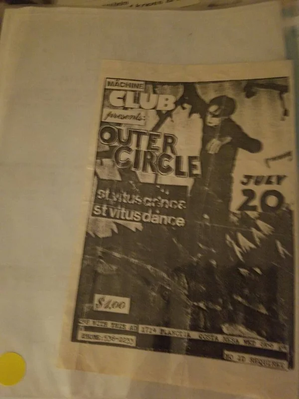 $5 PUNK FLYER - OUTER CIRCLE