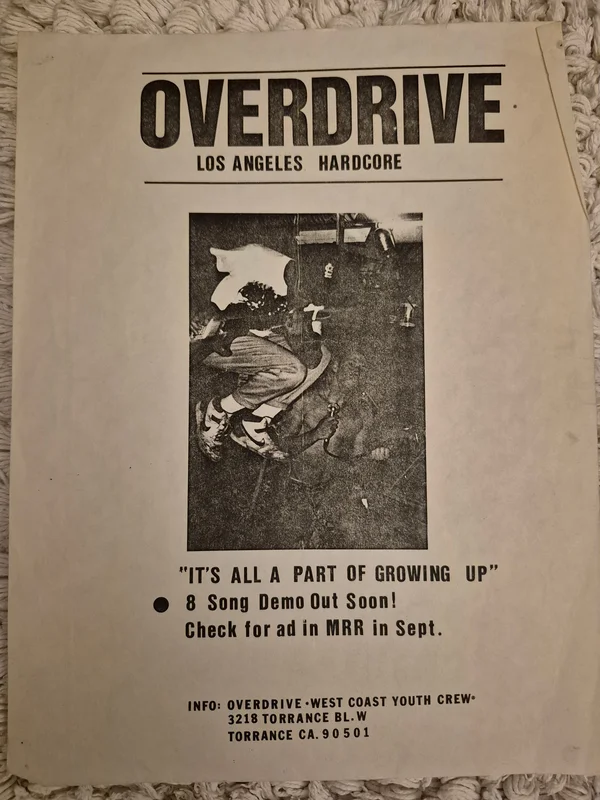 $5 PUNK FLYER - Overdrive (8.5x11)