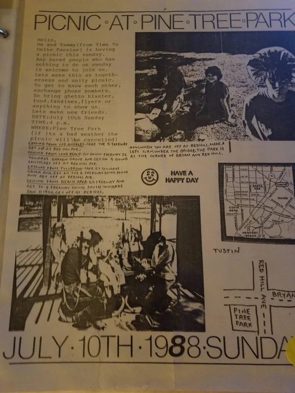 $5 PUNK FLYER - PICNIC AT PINE TREEPARK