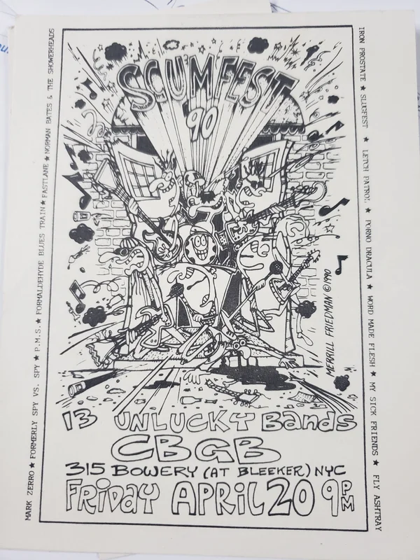 $5 PUNK FLYER - Scumfest (5.5x4)