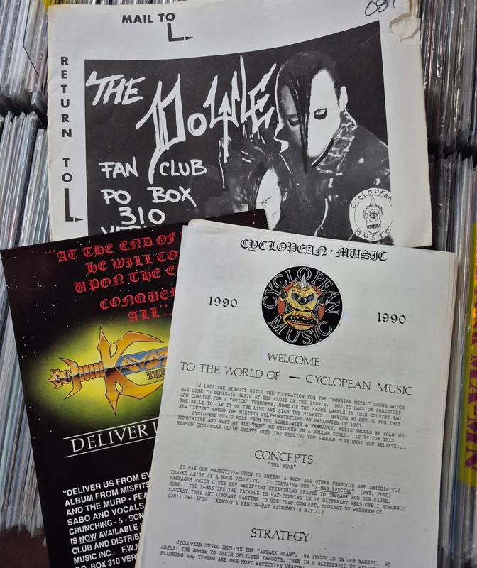 $50 PUNK FLYER --- DOYLE FAN CLUB MEMBERSHIP LETTER