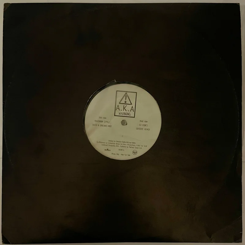 A.K.A. - Warning 2 x 12" Single (Promo)