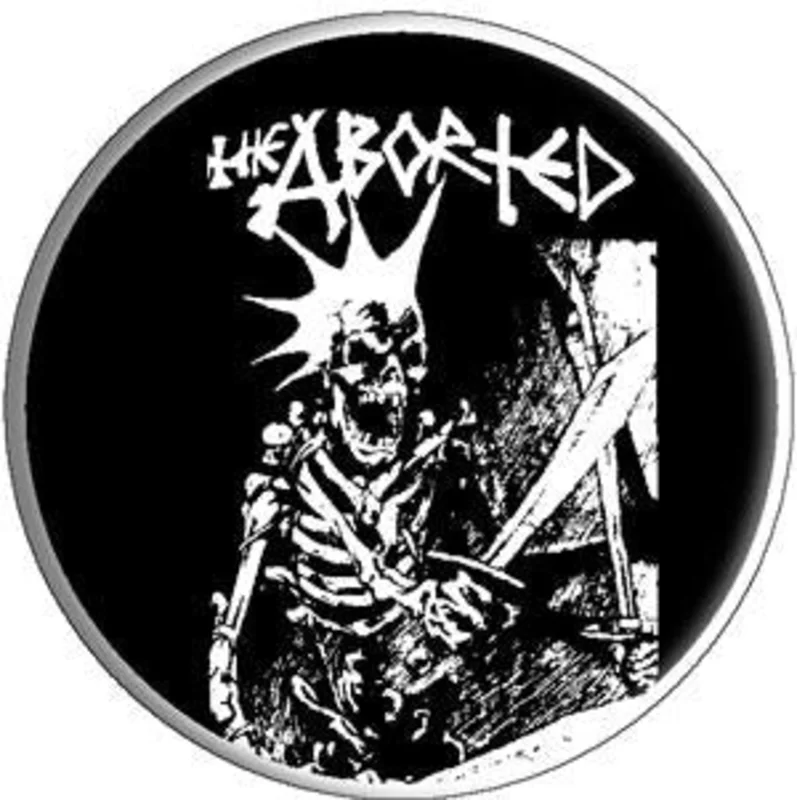 ABORTED SKULL button (1 inch)