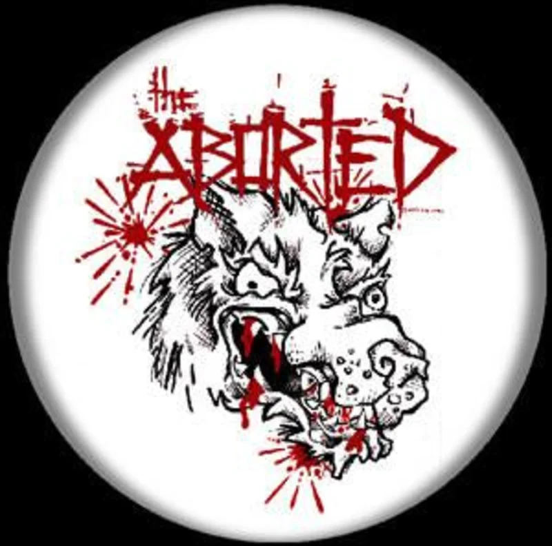 ABORTED WOLF button (1 inch)