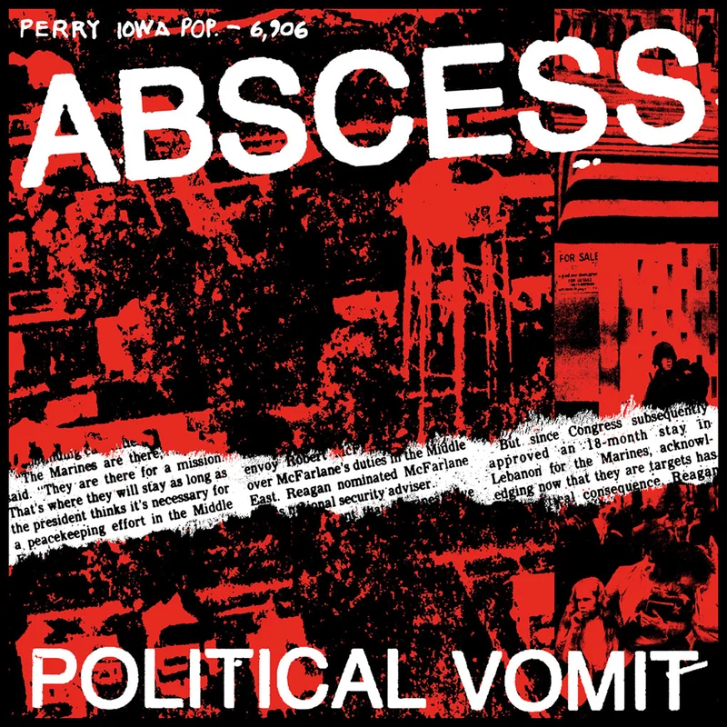 Abscess - Political Vomit NEW LP