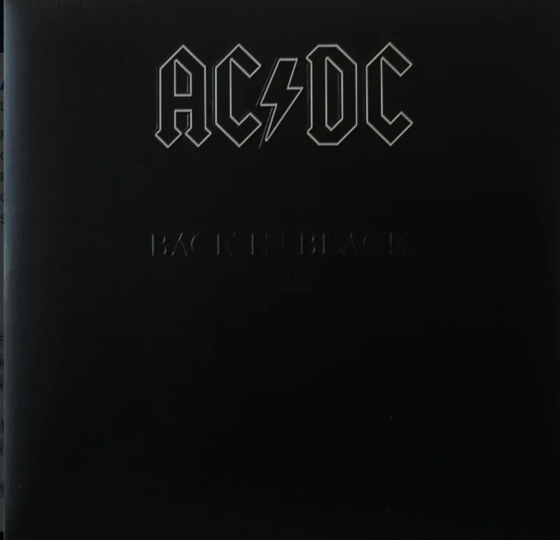 AC/DC - Back In Black (Remastered) (Quick Ship)
