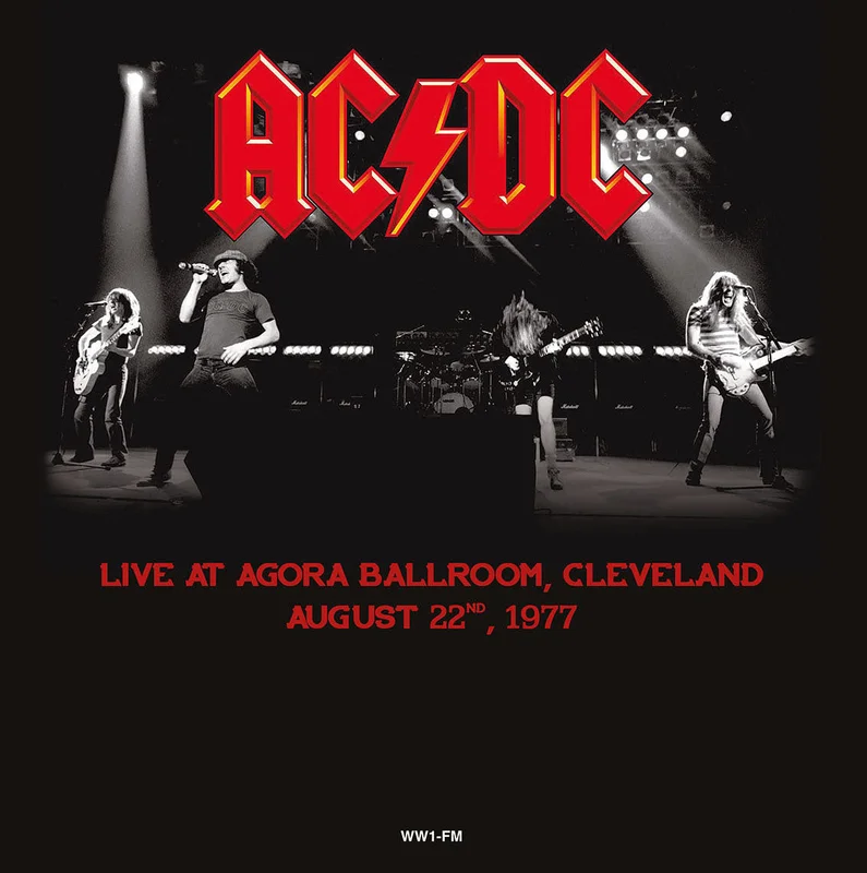AC/DC - Live at Agora Ballroom, Cleveland - import 180g colored vinyl Live in '77
