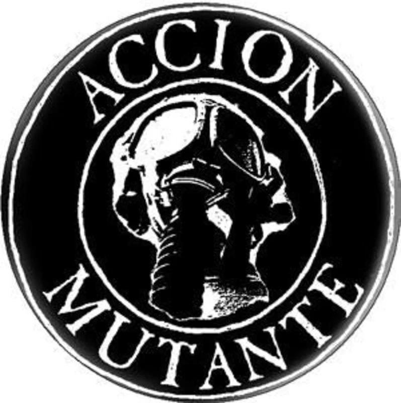 ACCION MUTANTE button (1 inch)