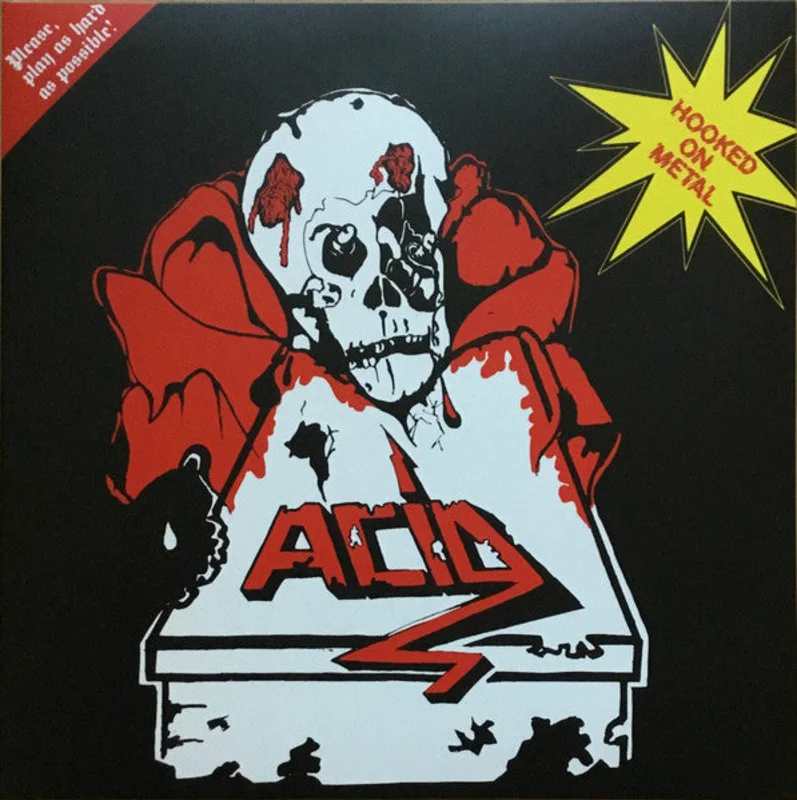 Acid - Hooked On Metal USED METAL LP (pic disc)